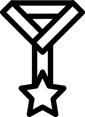 Beğeni, Favori, UI Tasarımı, Başarı ve Dijital Kullanım için Yıldız Tasarım Simgesi Simgesi