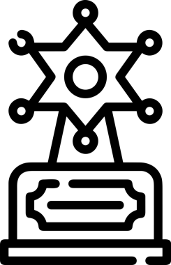 Beğeni, Favori, UI Tasarımı, Başarı ve Dijital Kullanım için Yıldız Tasarım Simgesi Simgesi