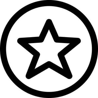 Beğeni, Favori, UI Tasarımı, Başarı ve Dijital Kullanım için Yıldız Tasarım Simgesi Simgesi