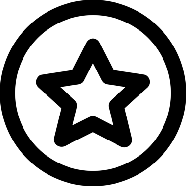 Beğeni, Favori, UI Tasarımı, Başarı ve Dijital Kullanım için Yıldız Tasarım Simgesi Simgesi