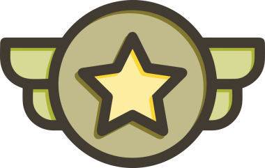 Beğeni, Favori, UI Tasarımı, Başarı ve Dijital Kullanım için Yıldız Tasarım Simgesi Simgesi