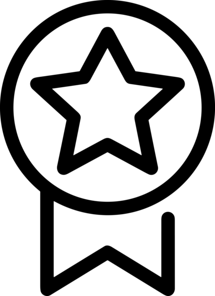 Beğeni, Favori, UI Tasarımı, Başarı ve Dijital Kullanım için Yıldız Tasarım Simgesi Simgesi