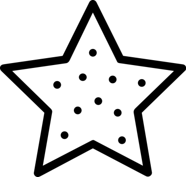Beğeni, Favori, UI Tasarımı, Başarı ve Dijital Kullanım için Yıldız Tasarım Simgesi Simgesi