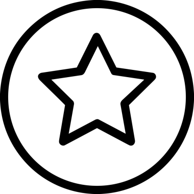 Beğeni, Favori, UI Tasarımı, Başarı ve Dijital Kullanım için Yıldız Tasarım Simgesi Simgesi