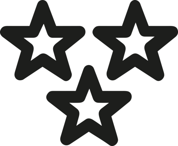 Beğeni, Favori, UI Tasarımı, Başarı ve Dijital Kullanım için Yıldız Tasarım Simgesi Simgesi