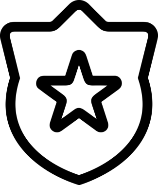 Beğeni, Favori, UI Tasarımı, Başarı ve Dijital Kullanım için Yıldız Tasarım Simgesi Simgesi