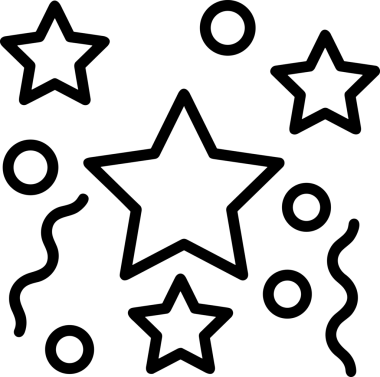 Beğeni, Favori, UI Tasarımı, Başarı ve Dijital Kullanım için Yıldız Tasarım Simgesi Simgesi