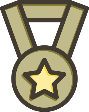 Beğeni, Favori, UI Tasarımı, Başarı ve Dijital Kullanım için Yıldız Tasarım Simgesi Simgesi