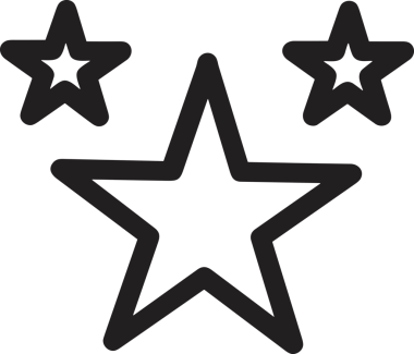 Beğeni, Favori, UI Tasarımı, Başarı ve Dijital Kullanım için Yıldız Tasarım Simgesi Simgesi