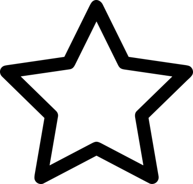 Beğeni, Favori, UI Tasarımı, Başarı ve Dijital Kullanım için Yıldız Tasarım Simgesi Simgesi