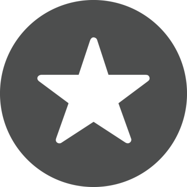 Beğeni, Favori, UI Tasarımı, Başarı ve Dijital Kullanım için Yıldız Tasarım Simgesi Simgesi