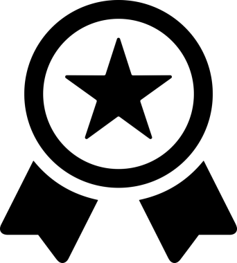 Beğeni, Favori, UI Tasarımı, Başarı ve Dijital Kullanım için Yıldız Tasarım Simgesi Simgesi