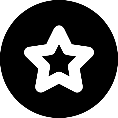 Beğeni, Favori, UI Tasarımı, Başarı ve Dijital Kullanım için Yıldız Tasarım Simgesi Simgesi