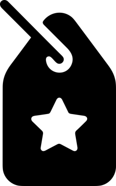 Beğeni, Favori, UI Tasarımı, Başarı ve Dijital Kullanım için Yıldız Tasarım Simgesi Simgesi