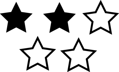 Beğeni, Favori, UI Tasarımı, Başarı ve Dijital Kullanım için Yıldız Tasarım Simgesi Simgesi