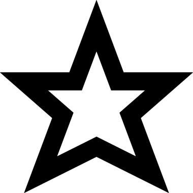 Beğeni, Favori, UI Tasarımı, Başarı ve Dijital Kullanım için Yıldız Tasarım Simgesi Simgesi