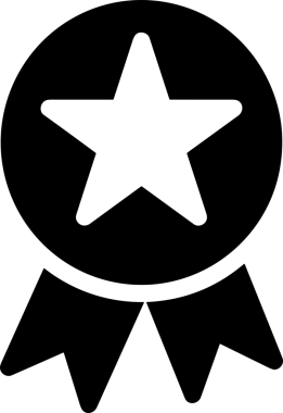 Beğeni, Favori, UI Tasarımı, Başarı ve Dijital Kullanım için Yıldız Tasarım Simgesi Simgesi