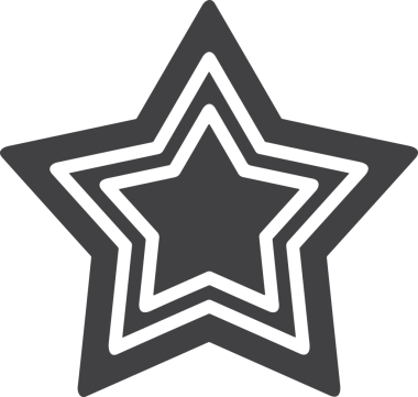 Beğeni, Favori, UI Tasarımı, Başarı ve Dijital Kullanım için Yıldız Tasarım Simgesi Simgesi