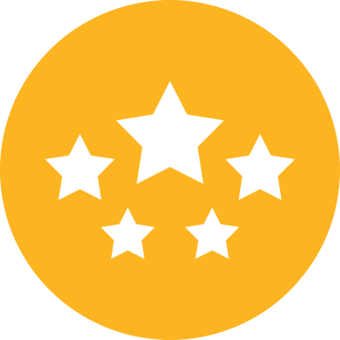 Beğeni, Favori, UI Tasarımı, Başarı ve Dijital Kullanım için Yıldız Tasarım Simgesi Simgesi