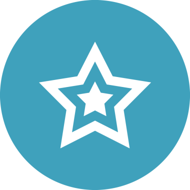 Beğeni, Favori, UI Tasarımı, Başarı ve Dijital Kullanım için Yıldız Tasarım Simgesi Simgesi