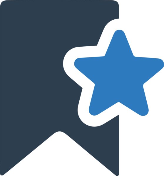 Beğeni, Favori, UI Tasarımı, Başarı ve Dijital Kullanım için Yıldız Tasarım Simgesi Simgesi