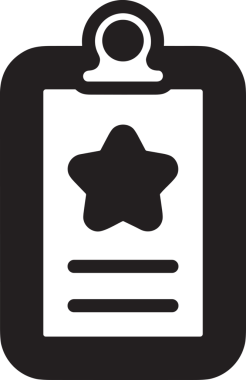 Beğeni, Favori, Kullanıcı Tasarımı, Başarı ve Dijital Kullanım için Yıldız Simgesi Simgesi