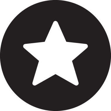 Beğeni, Favori, Kullanıcı Tasarımı, Başarı ve Dijital Kullanım için Yıldız Simgesi Simgesi