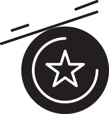 Beğeni, Favori, Kullanıcı Tasarımı, Başarı ve Dijital Kullanım için Yıldız Simgesi Simgesi