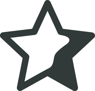 Beğeni, Favori, Kullanıcı Tasarımı, Başarı ve Dijital Kullanım için Yıldız Simgesi Simgesi