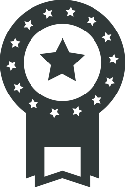 Beğeni, Favori, Kullanıcı Tasarımı, Başarı ve Dijital Kullanım için Yıldız Simgesi Simgesi