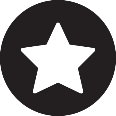 Beğeni, Favori, Kullanıcı Tasarımı, Başarı ve Dijital Kullanım için Yıldız Simgesi Simgesi