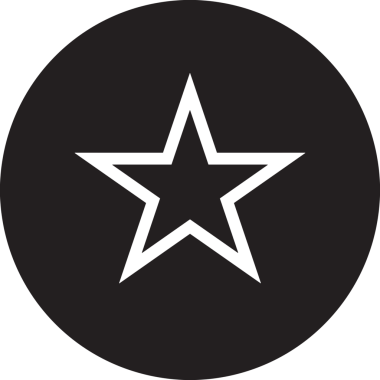 Beğeni, Favori, Kullanıcı Tasarımı, Başarı ve Dijital Kullanım için Yıldız Simgesi Simgesi