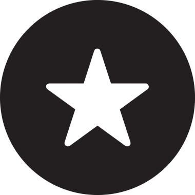 Beğeni, Favori, Kullanıcı Tasarımı, Başarı ve Dijital Kullanım için Yıldız Simgesi Simgesi