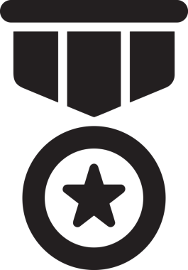 Beğeni, Favori, Kullanıcı Tasarımı, Başarı ve Dijital Kullanım için Yıldız Simgesi Simgesi