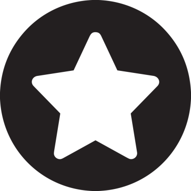 Beğeni, Favori, Kullanıcı Tasarımı, Başarı ve Dijital Kullanım için Yıldız Simgesi Simgesi