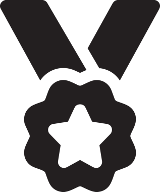 Beğeni, Favori, Kullanıcı Tasarımı, Başarı ve Dijital Kullanım için Yıldız Simgesi Simgesi