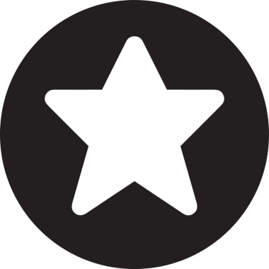 Beğeni, Favori, Kullanıcı Tasarımı, Başarı ve Dijital Kullanım için Yıldız Simgesi Simgesi