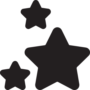 Beğeni, Favori, Kullanıcı Tasarımı, Başarı ve Dijital Kullanım için Yıldız Simgesi Simgesi