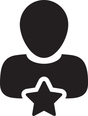 Beğeni, Favori, Kullanıcı Tasarımı, Başarı ve Dijital Kullanım için Yıldız Simgesi Simgesi