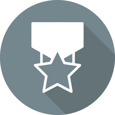 Beğeni, Favori, Kullanıcı Tasarımı, Başarı ve Dijital Kullanım için Yıldız Simgesi Simgesi