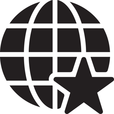 Beğeni, Favori, Kullanıcı Tasarımı, Başarı ve Dijital Kullanım için Yıldız Simgesi Simgesi