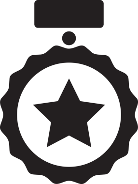 Beğeni, Favori, Kullanıcı Tasarımı, Başarı ve Dijital Kullanım için Yıldız Simgesi Simgesi