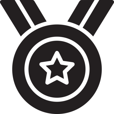 Beğeni, Favori, Kullanıcı Tasarımı, Başarı ve Dijital Kullanım için Yıldız Simgesi Simgesi