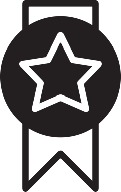 Beğeni, Favori, Kullanıcı Tasarımı, Başarı ve Dijital Kullanım için Yıldız Simgesi Simgesi