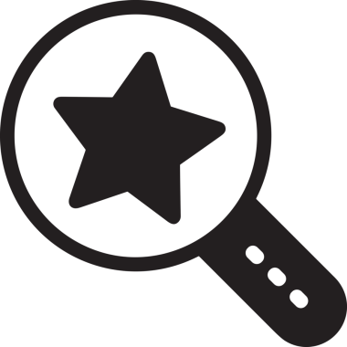 Beğeni, Favori, Kullanıcı Tasarımı, Başarı ve Dijital Kullanım için Yıldız Simgesi Simgesi