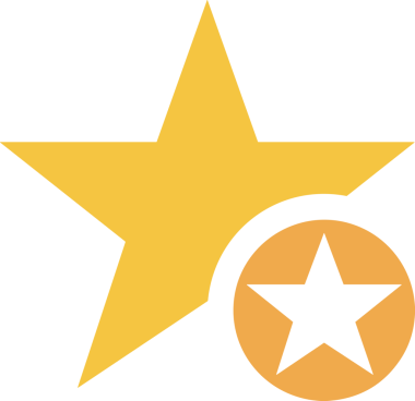 Beğeni, Favori, Kullanıcı Tasarımı, Başarı ve Dijital Kullanım için Yıldız Simgesi Simgesi