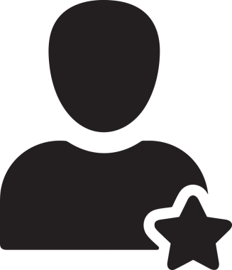 Beğeni, Favori, Kullanıcı Tasarımı, Başarı ve Dijital Kullanım için Yıldız Simgesi Simgesi