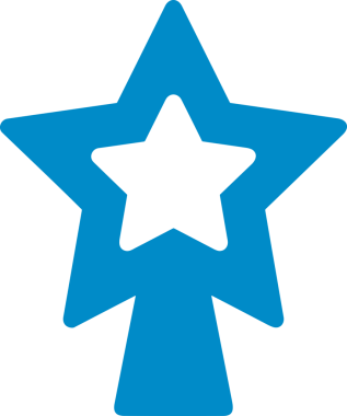 Beğeni, Favori, Kullanıcı Tasarımı, Başarı ve Dijital Kullanım için Yıldız Simgesi Simgesi