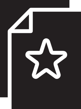 Beğeni, Favori, Kullanıcı Tasarımı, Başarı ve Dijital Kullanım için Yıldız Simgesi Simgesi