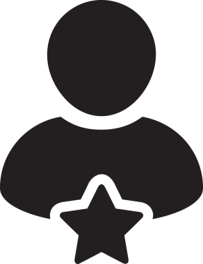 Beğeni, Favori, Kullanıcı Tasarımı, Başarı ve Dijital Kullanım için Yıldız Simgesi Simgesi